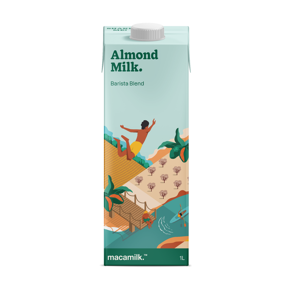 100% Australian made almond milk